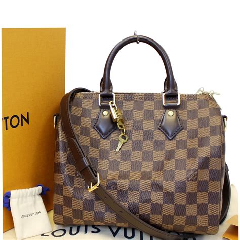 lv speedy 25 damier ebene canvas|louis vuitton damier ebene 25.